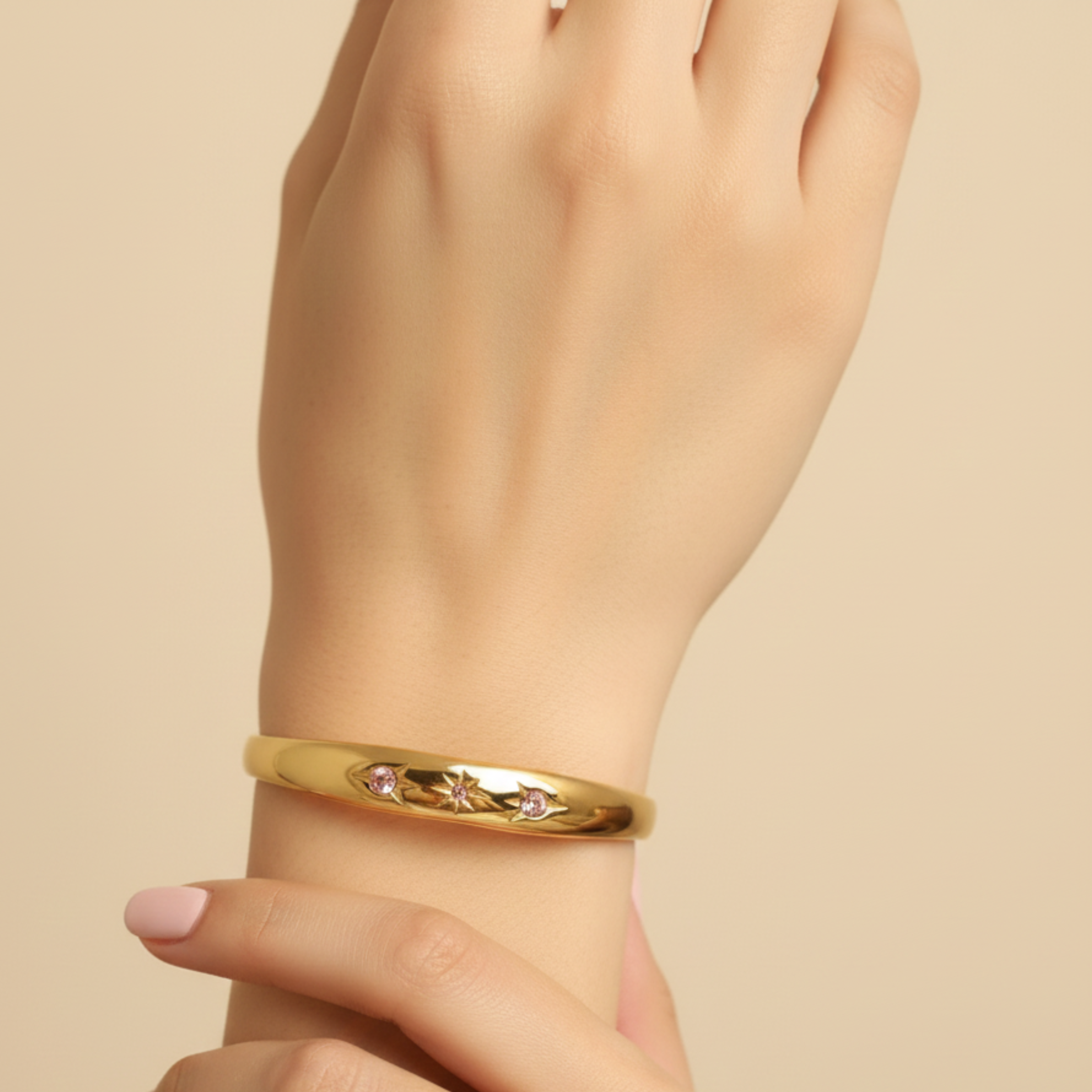 22K Gold Plated SS Bracelet for Women