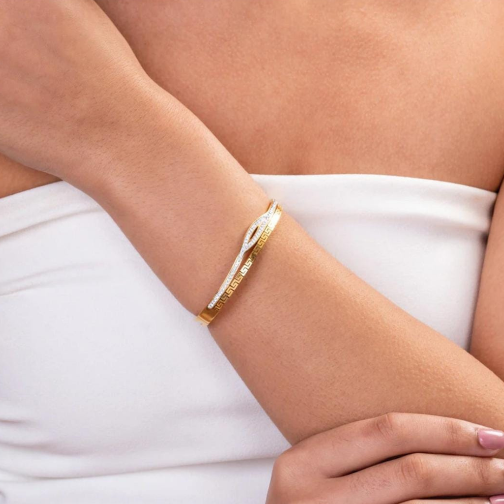 18K Gold Plated Cuff Bracelet