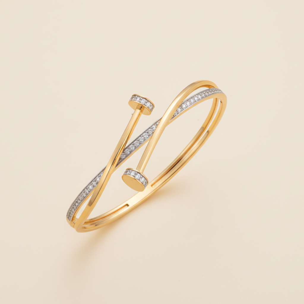 22K Gold Plated SS Bracelet
