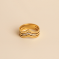 Gold Plated SS Ring for Men & Women