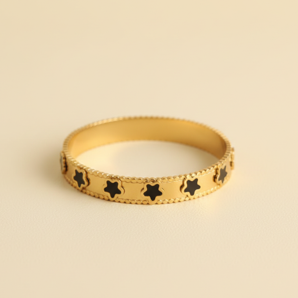22K Gold Plated SS Adjustable Bracelet for Women