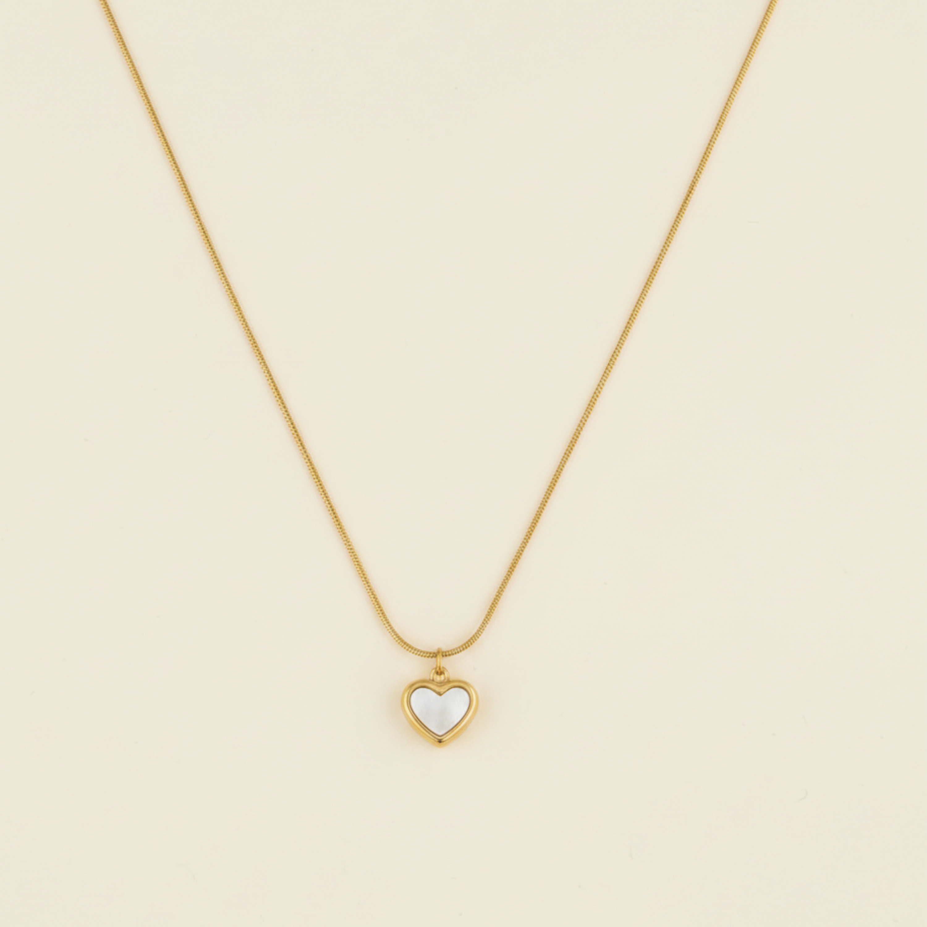 22K Gold Plated Heart Pendant Necklace